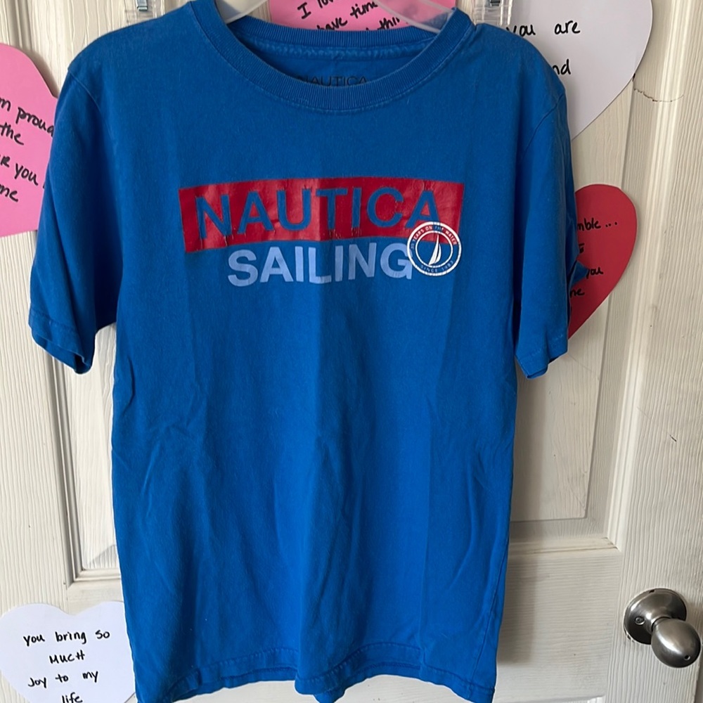 Youth Nautica Sailing SS tshirt. Size Large (14-16)